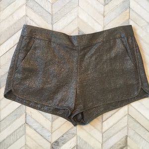 French Connection Metallic Shorts - 10